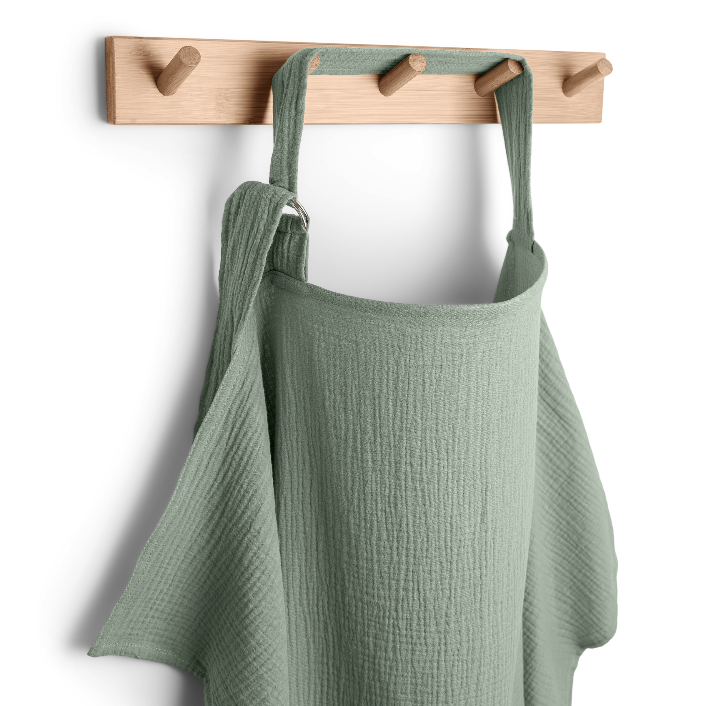 Comfy Cubs Muslin Nursing Cover with Adjustable Neck Strap - Fern, 1.