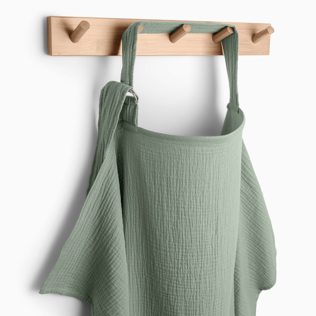 Comfy Cubs Muslin Nursing Cover with Adjustable Neck Strap - Fern, 1.