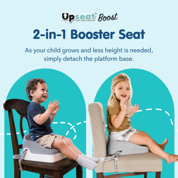 Upseat Boost Ergonomic Toddler Booster Seat - Grey.