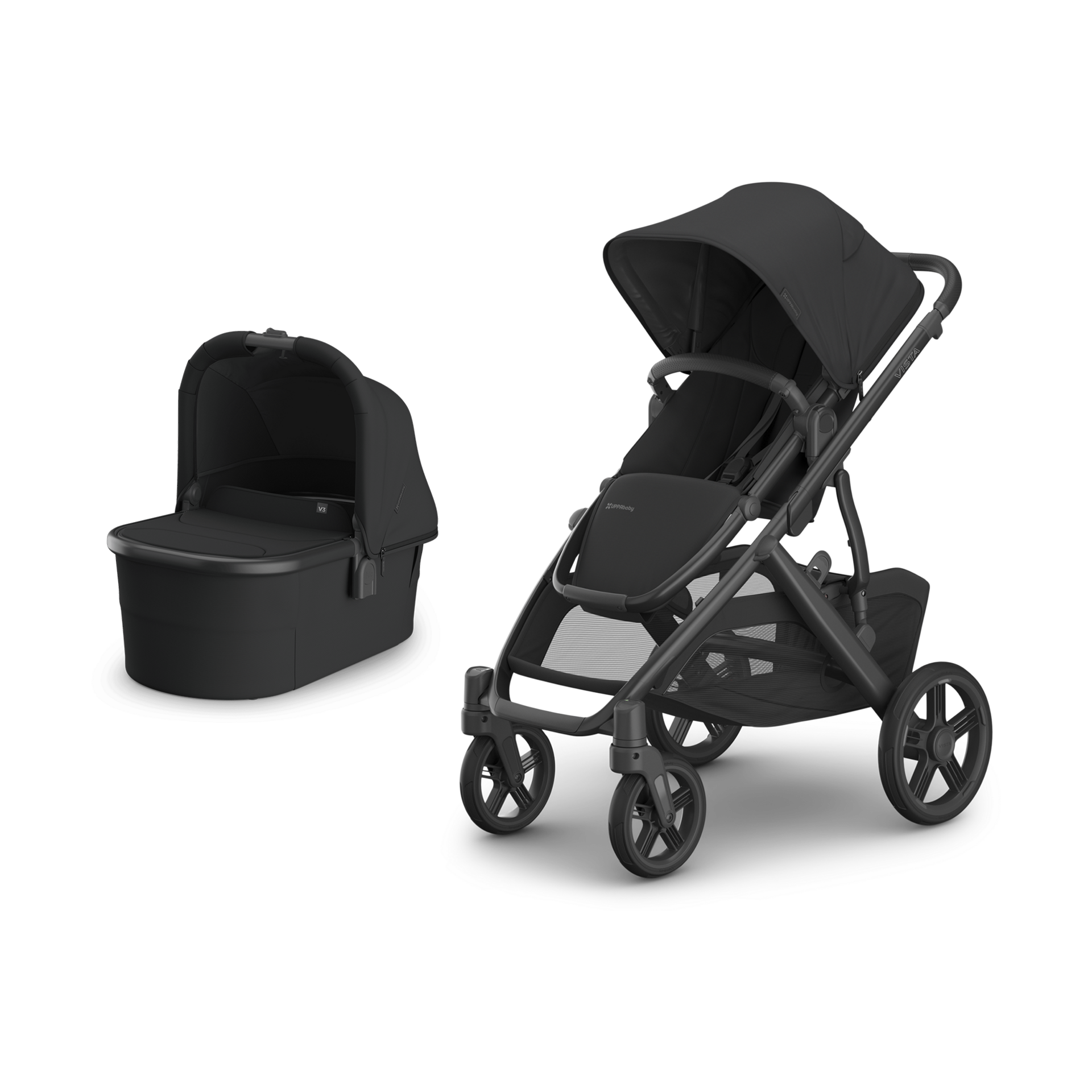 UPPAbaby Vista V3 Stroller & V3 Bassinet Bundle - Jake.