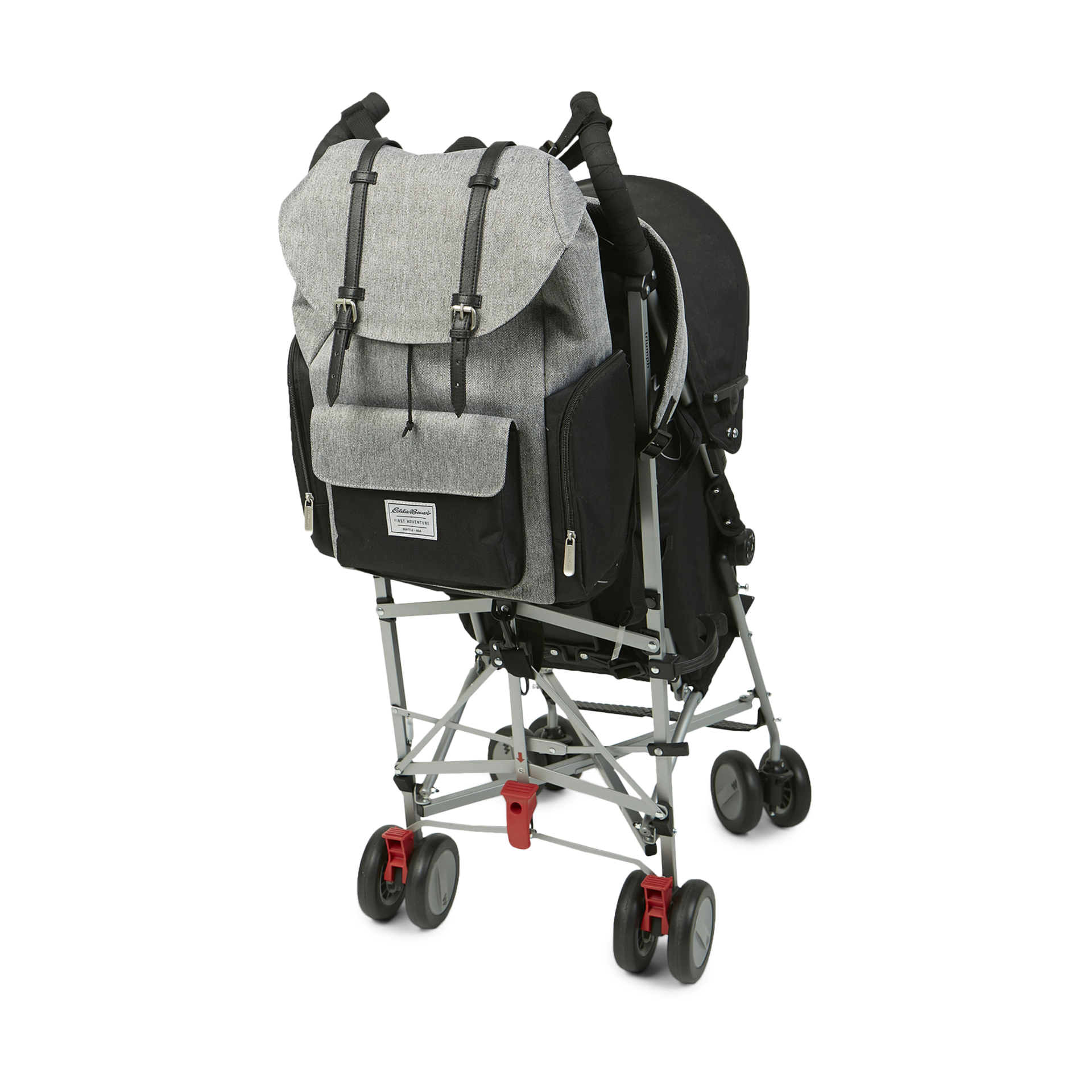 eddie bauer flannel backpack