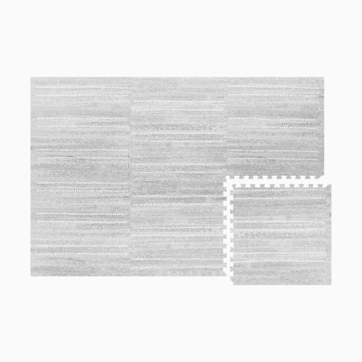 House of Noa Little Nomad Play Mat | Aspen - Dove, 4X8.