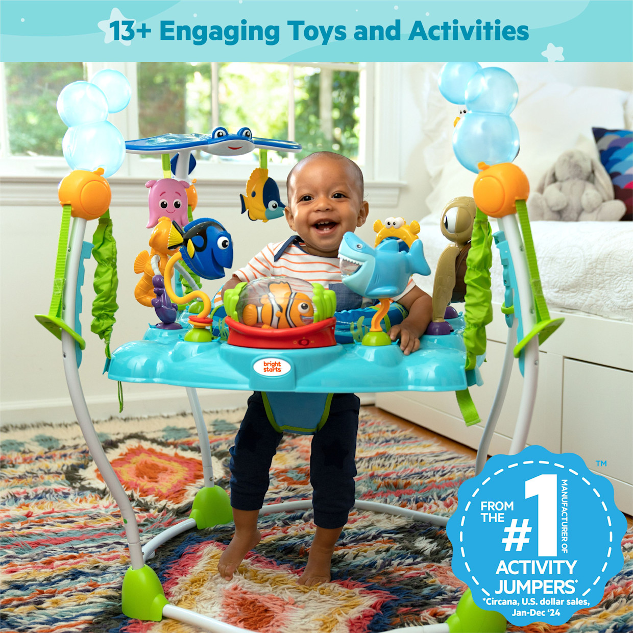 Bright Starts Disney Baby Finding Nemo Activity Jumper.