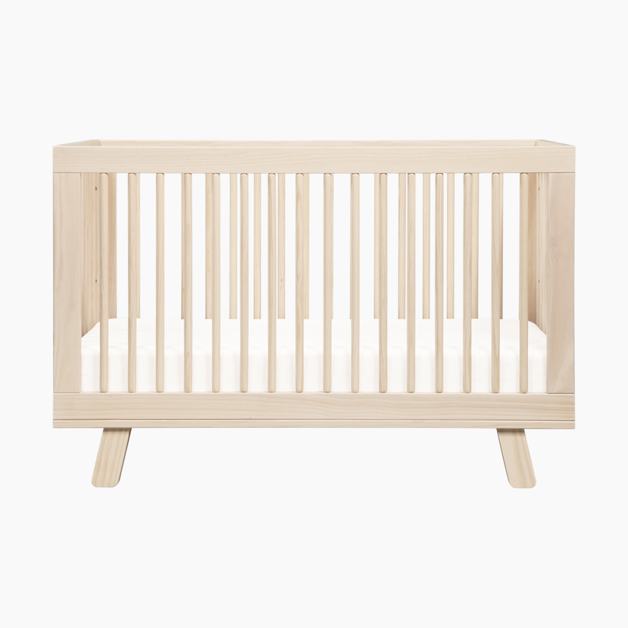 babyletto Hudson 3-in-1 Convertible Crib with Toddler Bed Conversion Kit - Washed Natural.