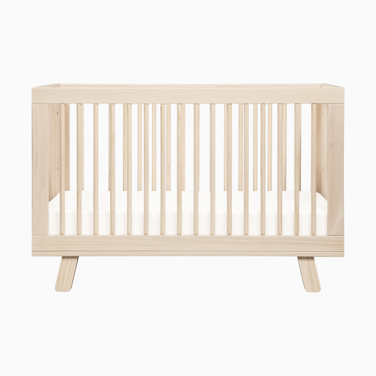 babyletto Hudson 3-in-1 Convertible Crib with Toddler Bed Conversion Kit - Washed Natural.