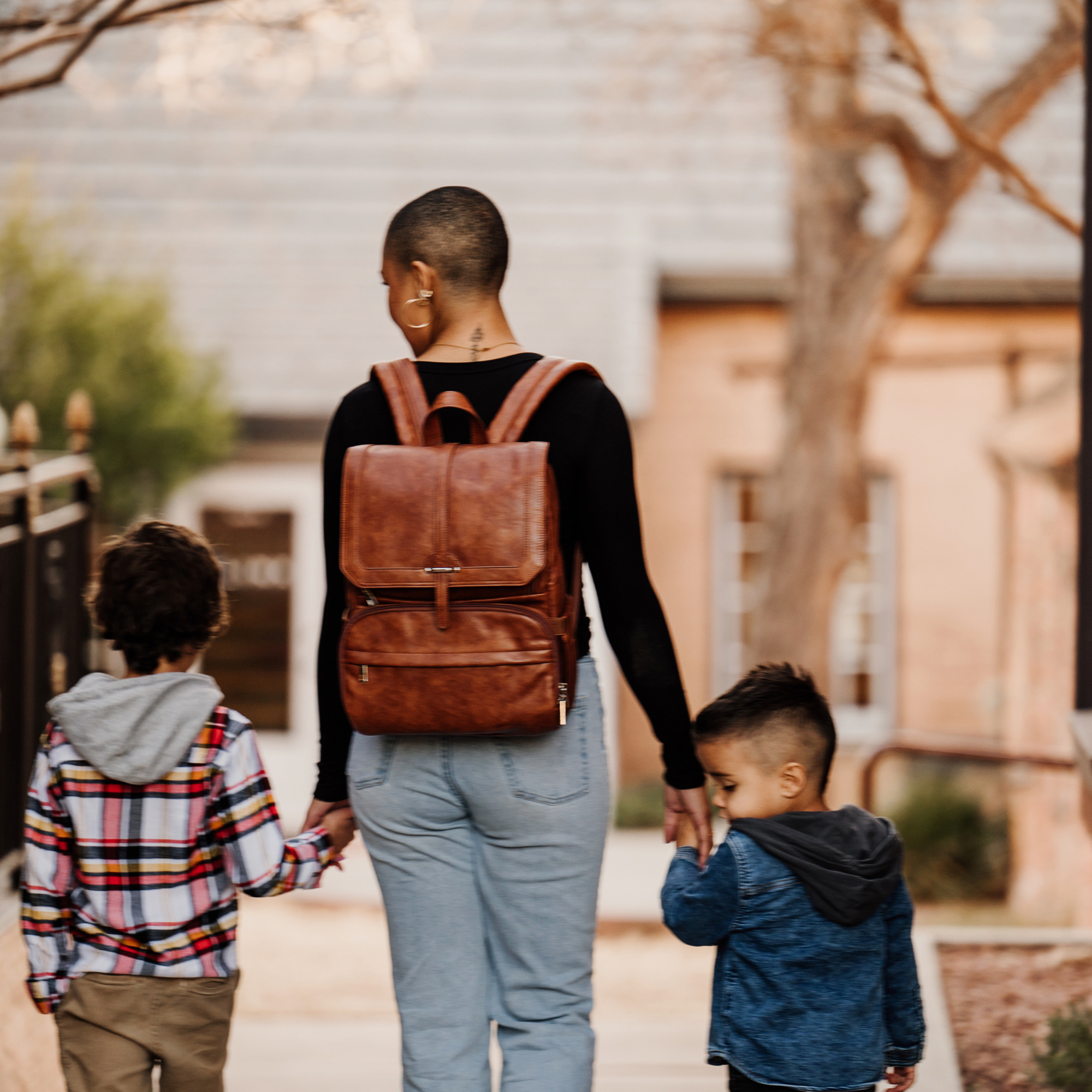 Citi Collective Citi Navigator Saddle Diaper Backpack - Saddle Brown.
