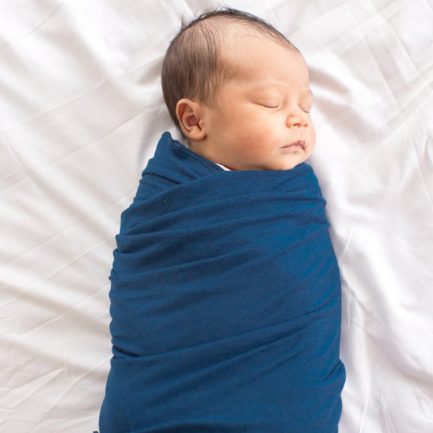 Copper Pearl Swaddle Blanket - River.