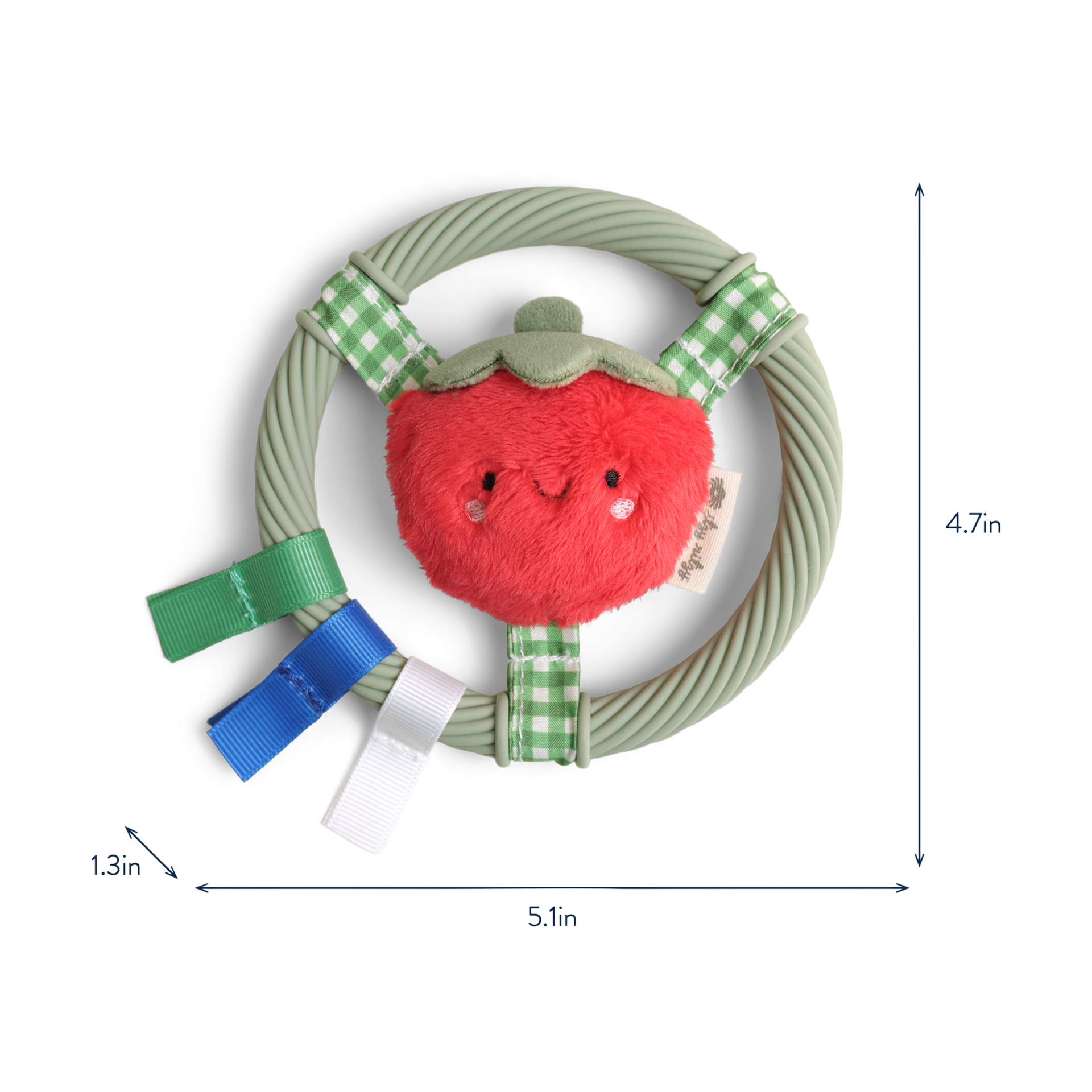 Itzy Ritzy Itzy Ring Pal Tomato - Multi Color.