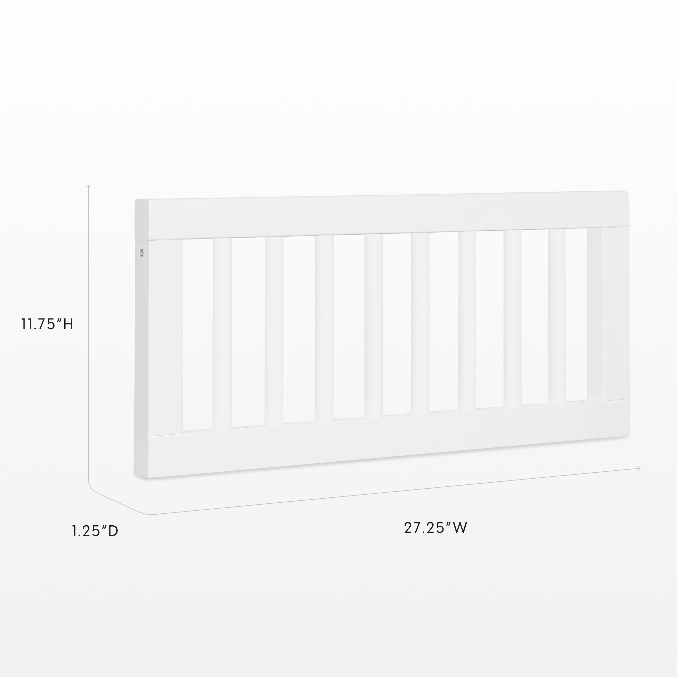 Bellini Aspen Toddler Guardrail - White.