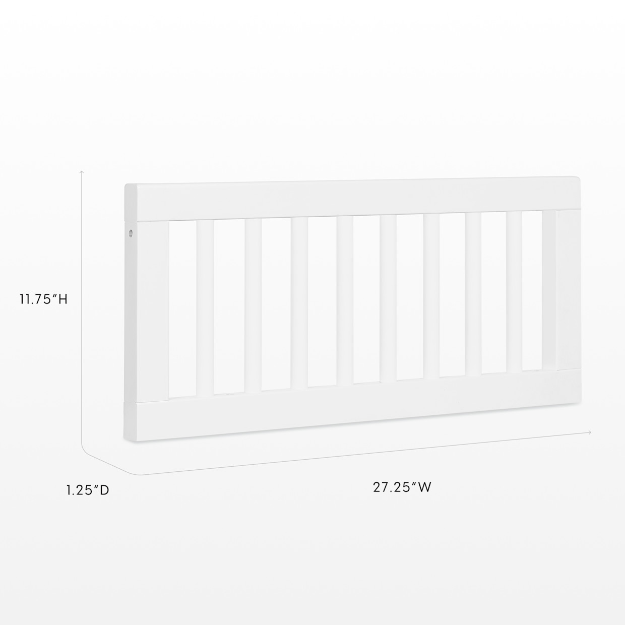 Bellini Aspen Toddler Guardrail - White.