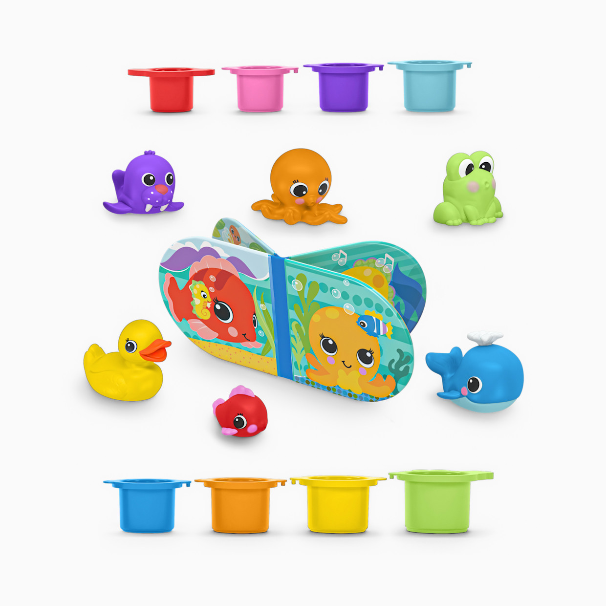 Bright Starts Splash Splash Baby 15pc Bath Toy Gift Set.
