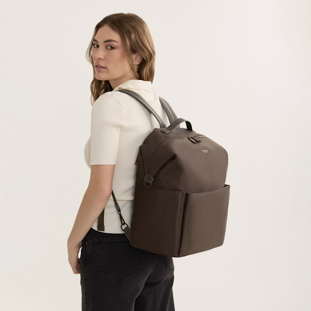 Mina Baie Stevie Backpack Nylon Carryall.