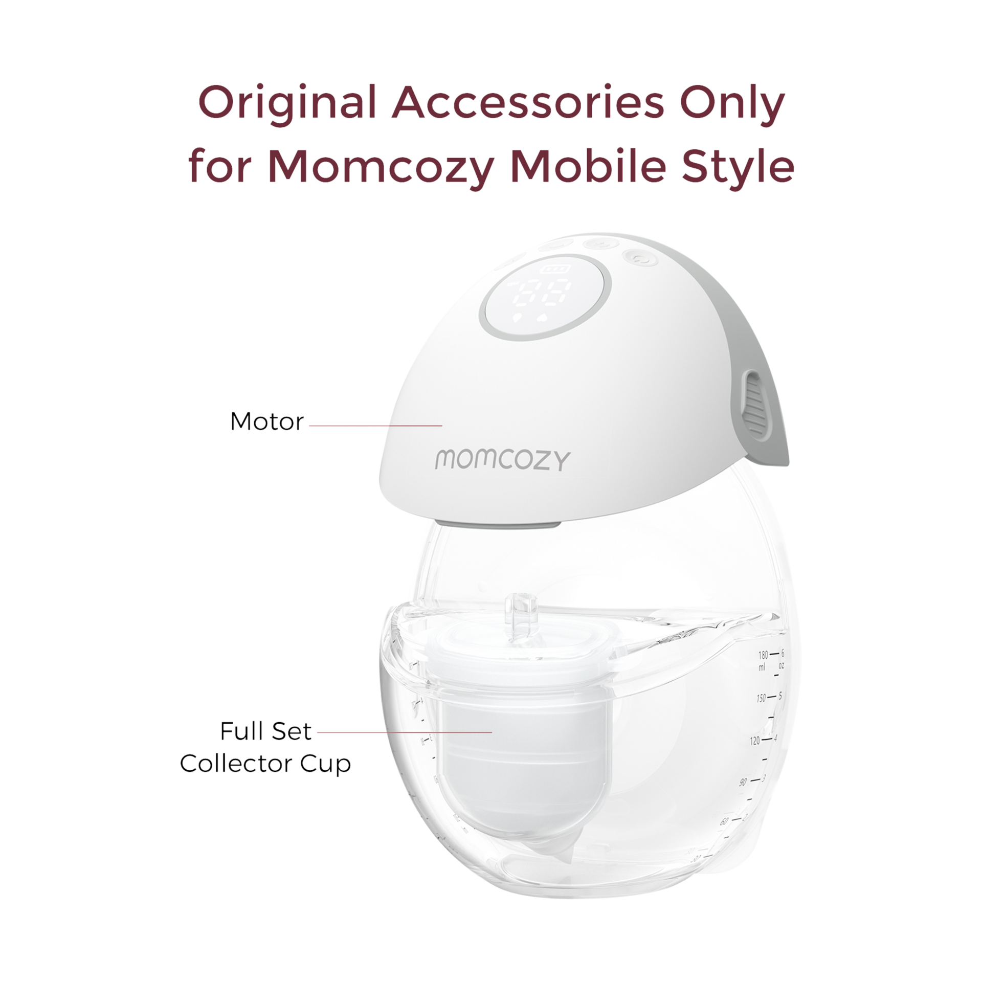 Momcozy M6 Breast Pump Replacement Parts Kit - 24mm.