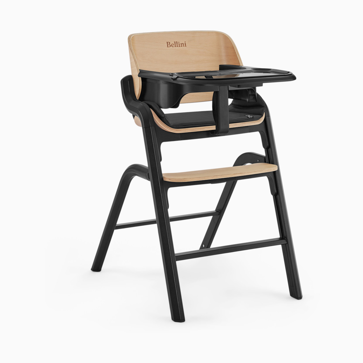 Bellini Parma 3-in-1 High Chair - Black And Natural.