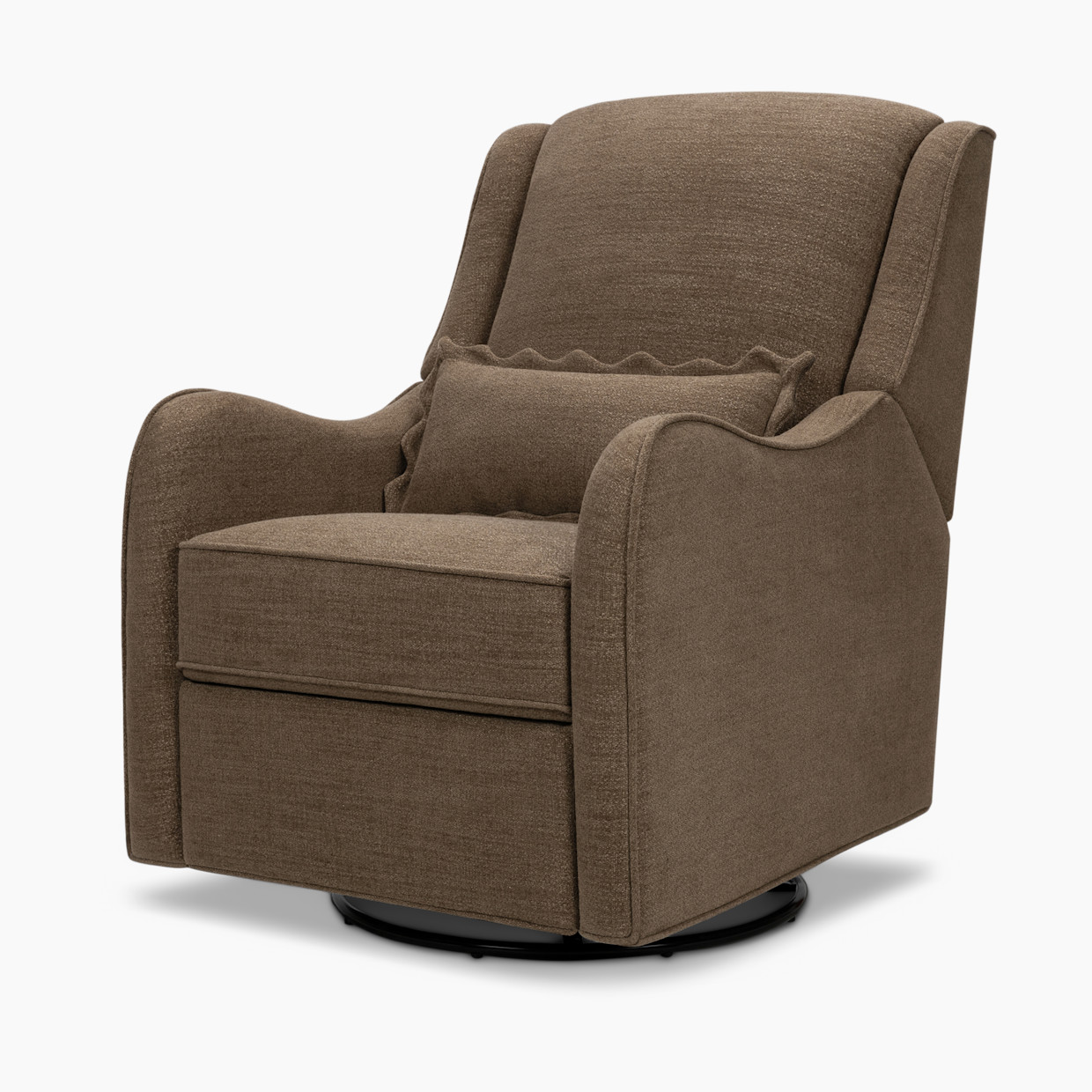Namesake Devon Recliner and Swivel Glider - Performance Truffle Eco-Basketweave.