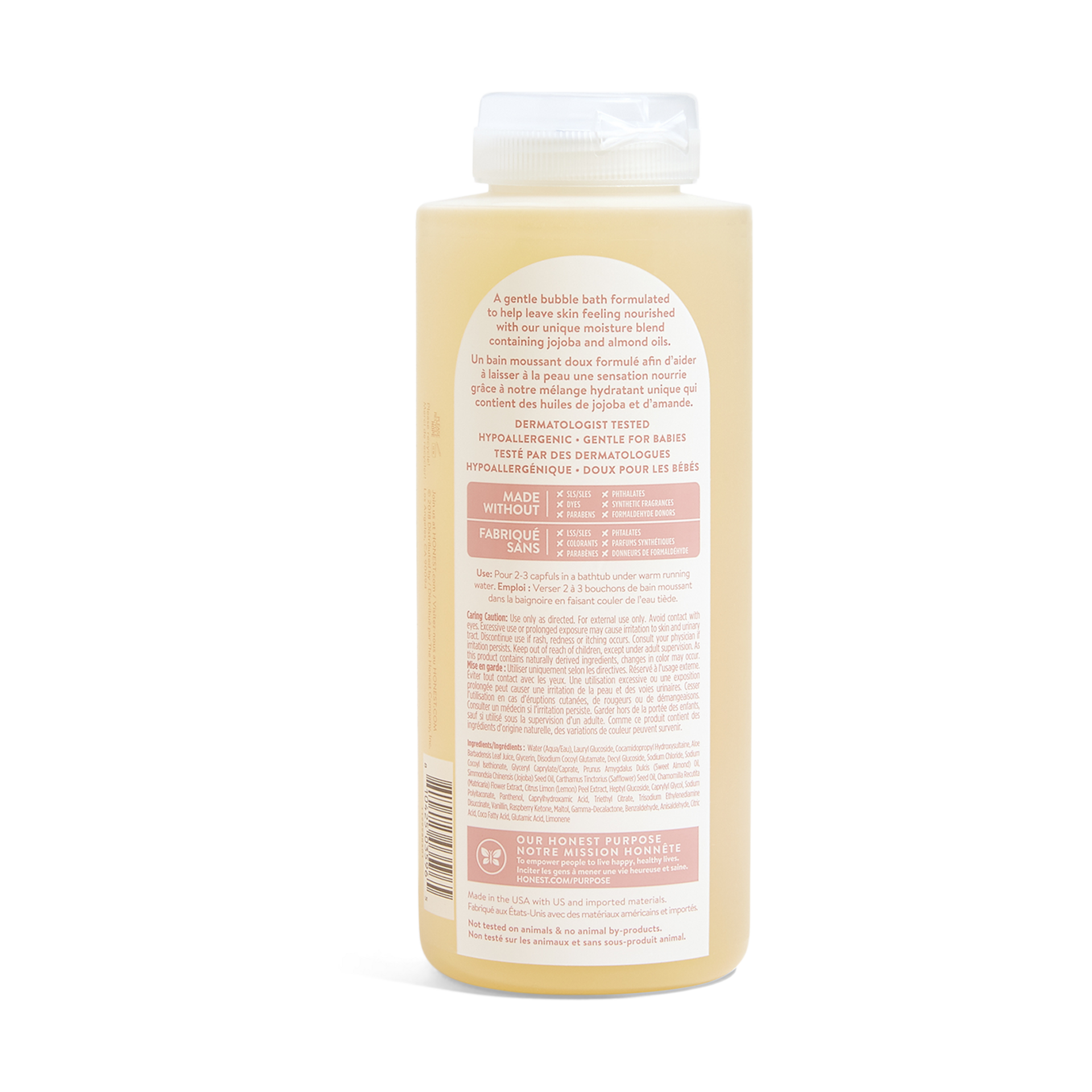 The Honest Company Bubble Bath Gently Nourishing Sweet Almond