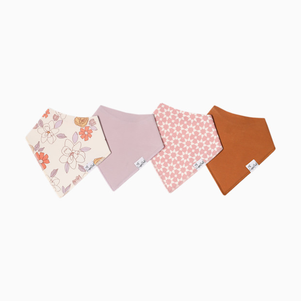Copper Pearl Printed Bandana Bib Set (4-Pack).