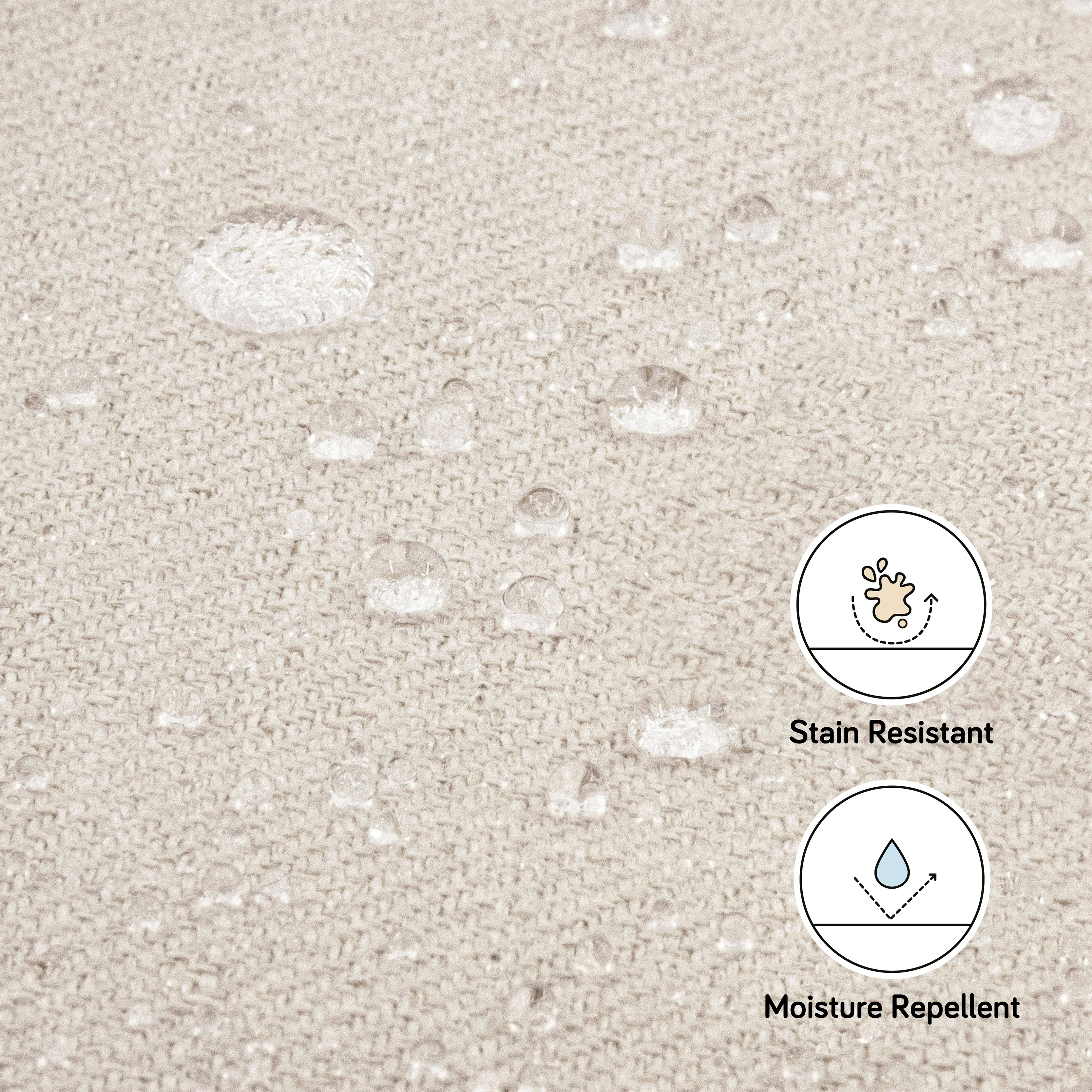 babyletto Kai Rocker Chair - Performance Natural Eco Twill/Light Legs.