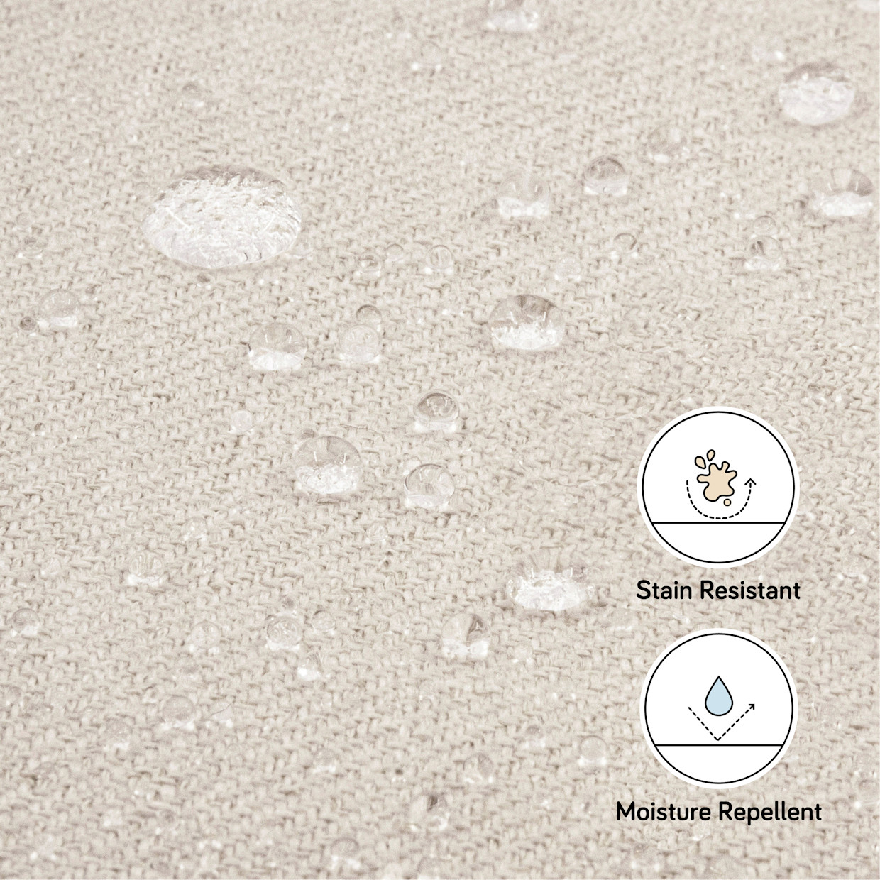 babyletto Kai Rocker Chair - Performance Natural Eco Twill/Light Legs.