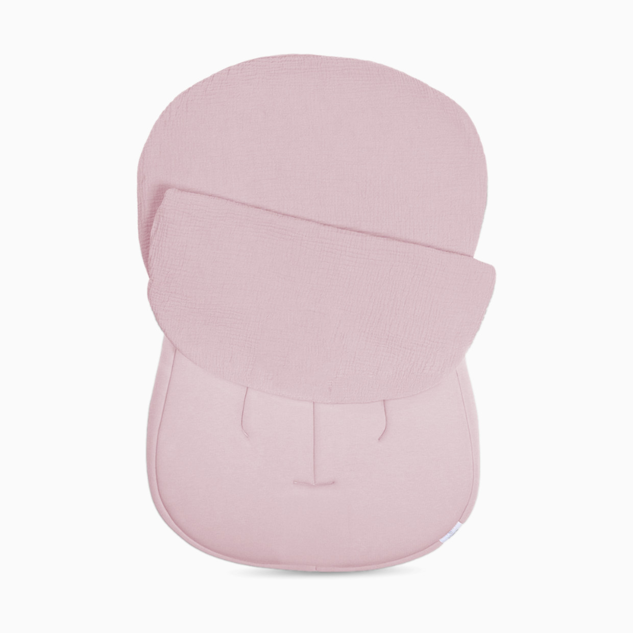 Snuggle Me Organic Infant Lounger Curve Muslin Cover - Petal.