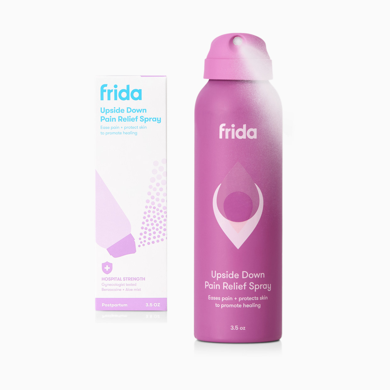 Frida Mom Upside Down Pain Relief Spray.