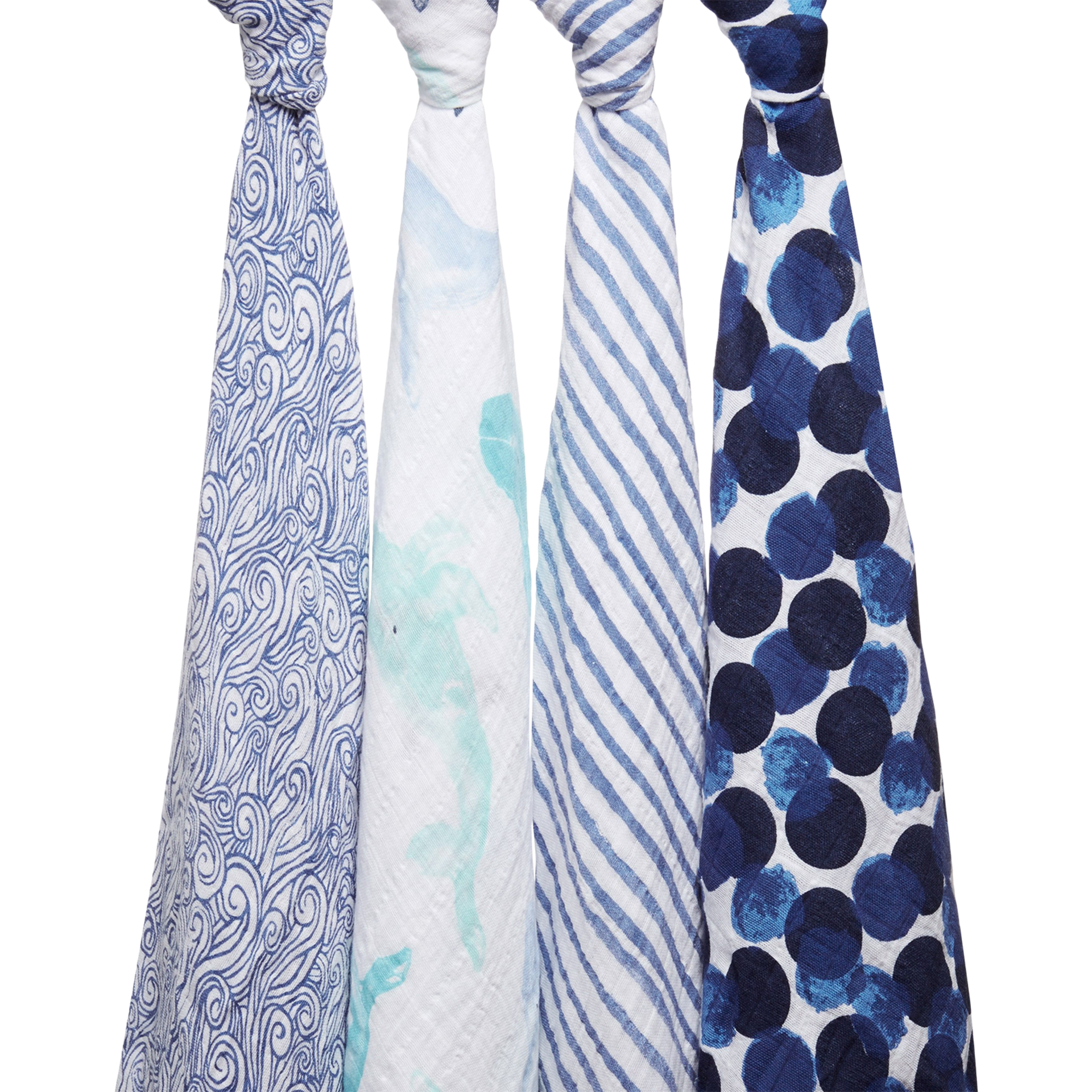 Aden + Anais Cotton Muslin Swaddle 4-Pack.