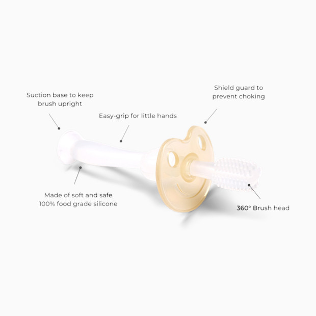 Haakaa 360 Silicone Baby Toothbrush.