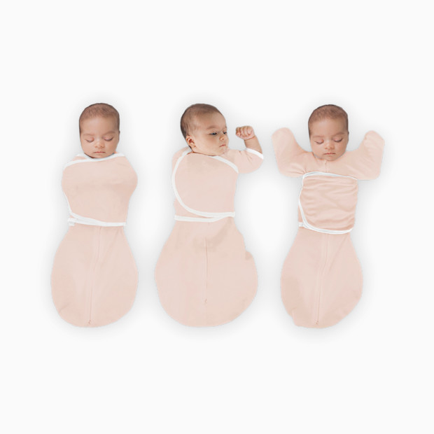 SwaddleDesigns Organic Omni Swaddle Sack with Arms Up Half-Length Sleeves and Mitten Cuffs TOG 1.0.