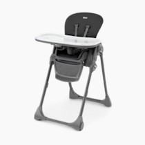 Chicco Polly High Chair - Black | Black