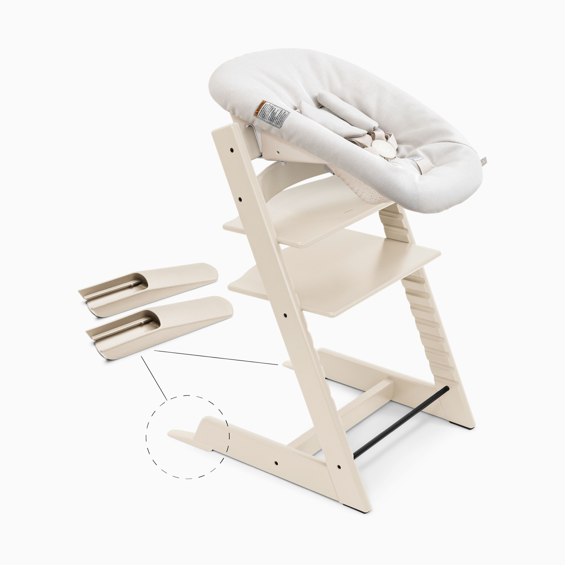 ⭐︎新品未使用⭐︎STOKKE TRIPP TRAPP NEWBORN SET Stokke Tripp Trapp Newborn Set - Grey – Albee Baby