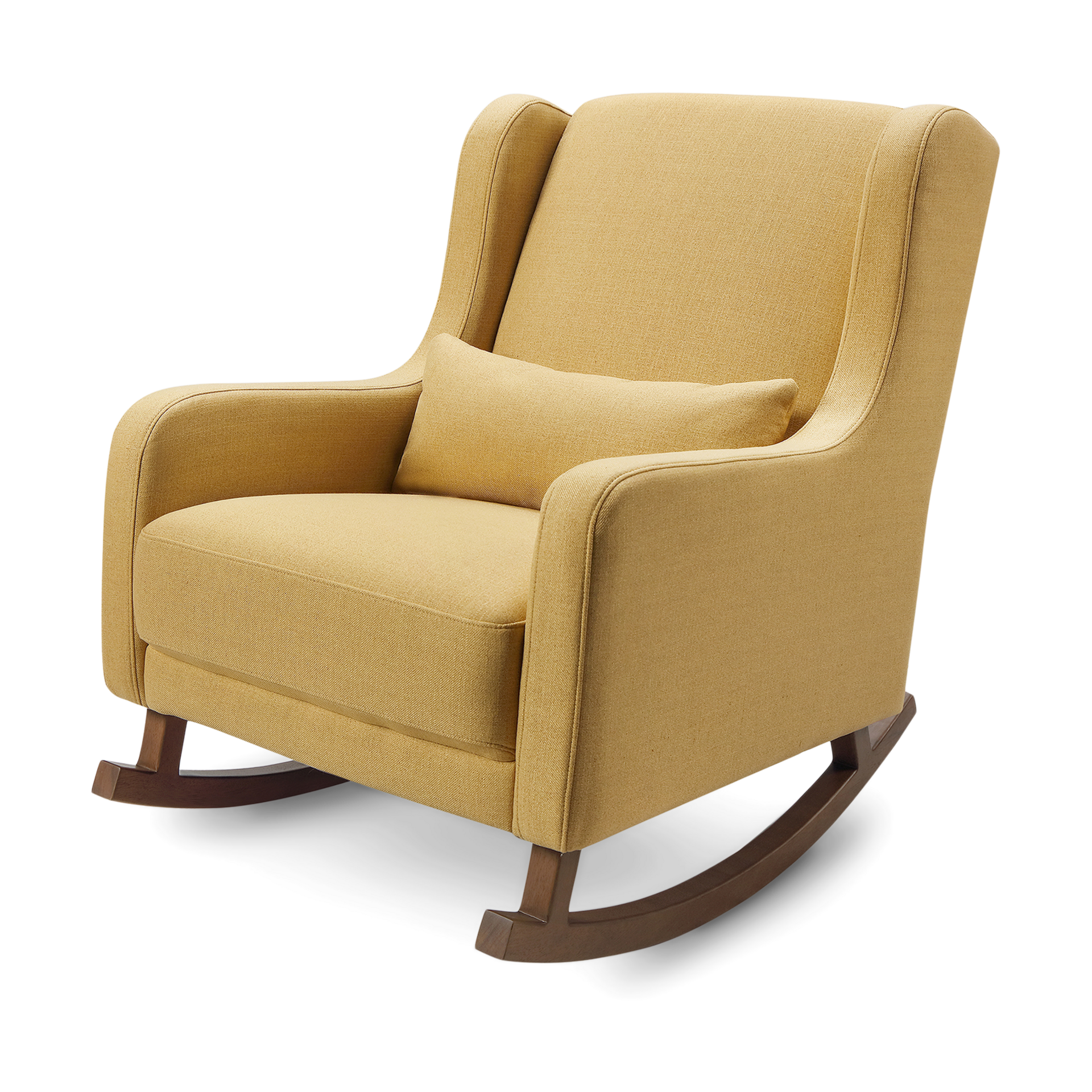 babyletto Kai Rocker Chair - Performance Dijon Eco Twill/Dark Legs.
