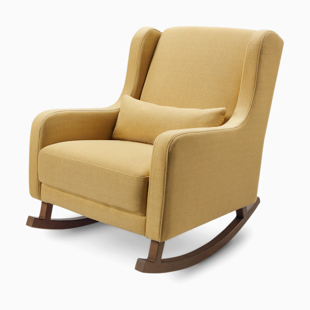 babyletto Kai Rocker Chair - Performance Dijon Eco Twill/Dark Legs.
