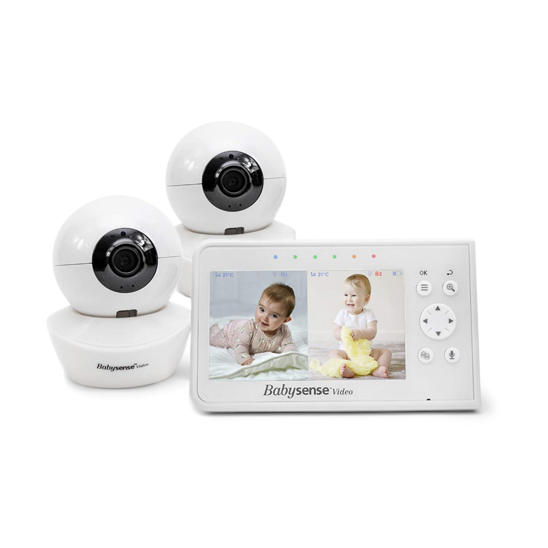 Babysense Split Screen Video Baby Monitor V43.