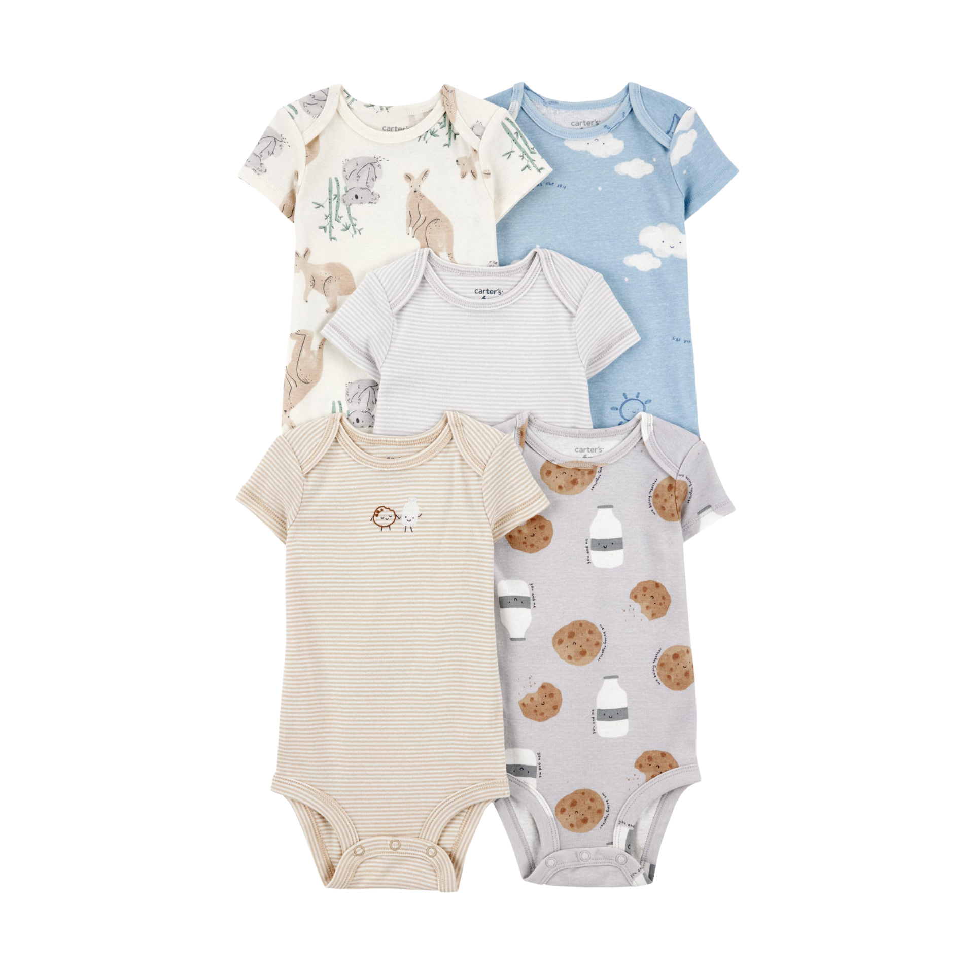  5-Pack Short-Sleeve Bodysuits.
