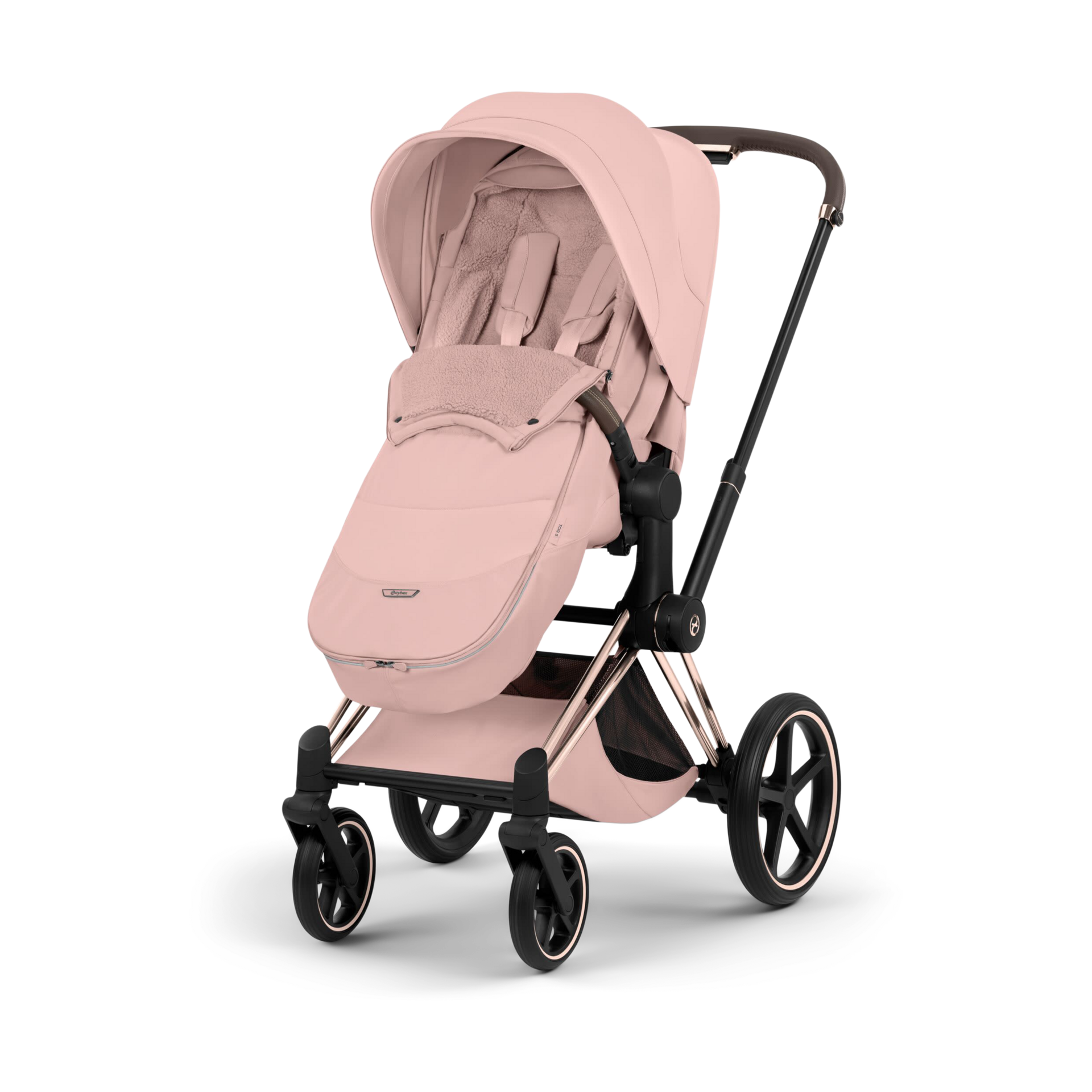 Cybex Platinum Footmuff - Peach Pink.
