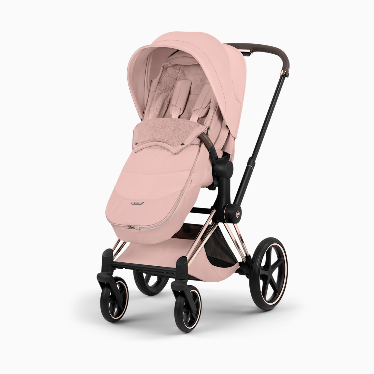 Cybex Platinum Footmuff - Peach Pink.
