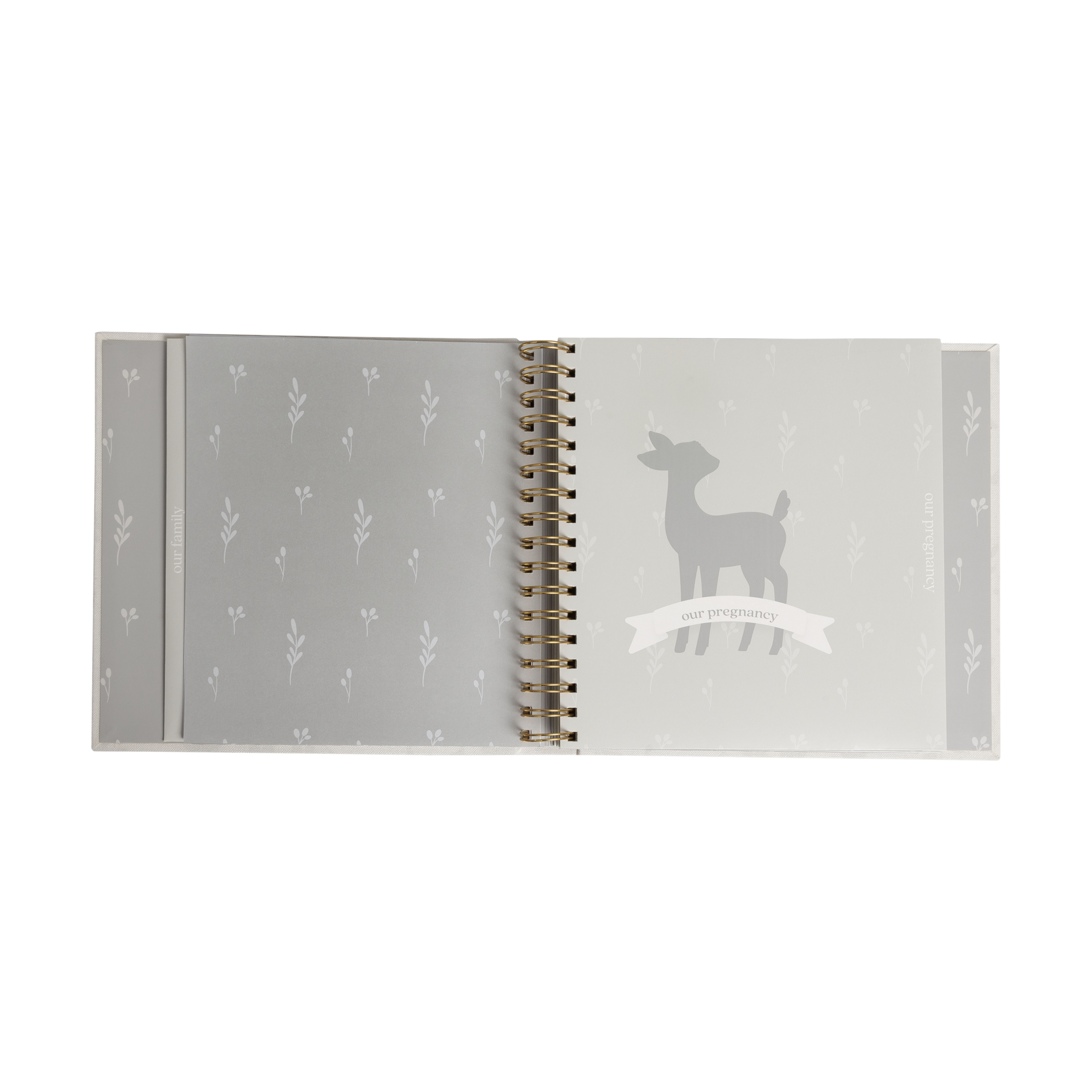 Pearhead Woodland Print Baby Book.