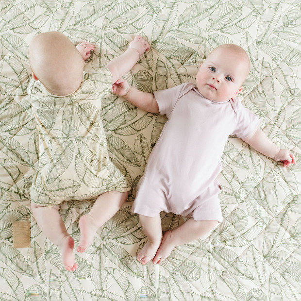 Goumi Kids x Babylist Baby Tee Romper - Lilac, 3-6 Months.