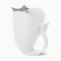 Skip Hop Taza de enjuague de baño para bebés MOBY Enjuagadora de cascada sin lágrimas Blanca Edad 0+