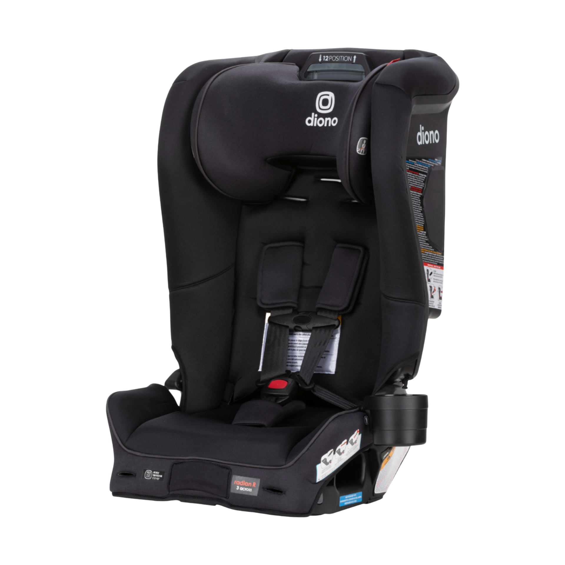 Diono Radian 3R SafePlus All-in-One Convertible Car Seat - Black Jet.
