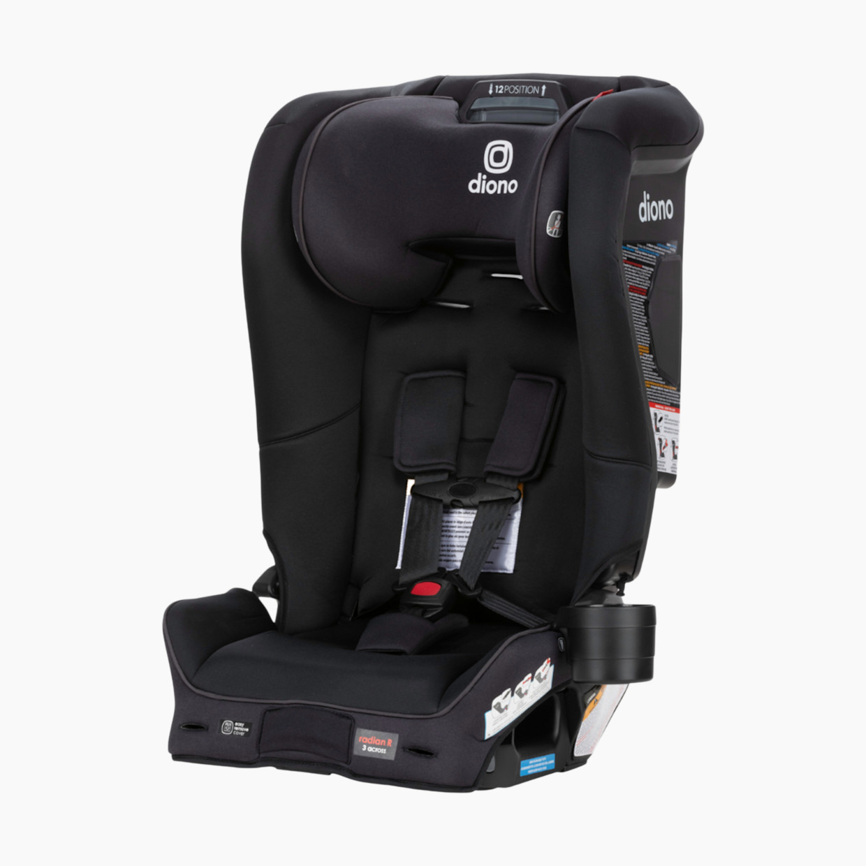 Diono Radian 3R SafePlus All-in-One Convertible Car Seat - Black Jet.