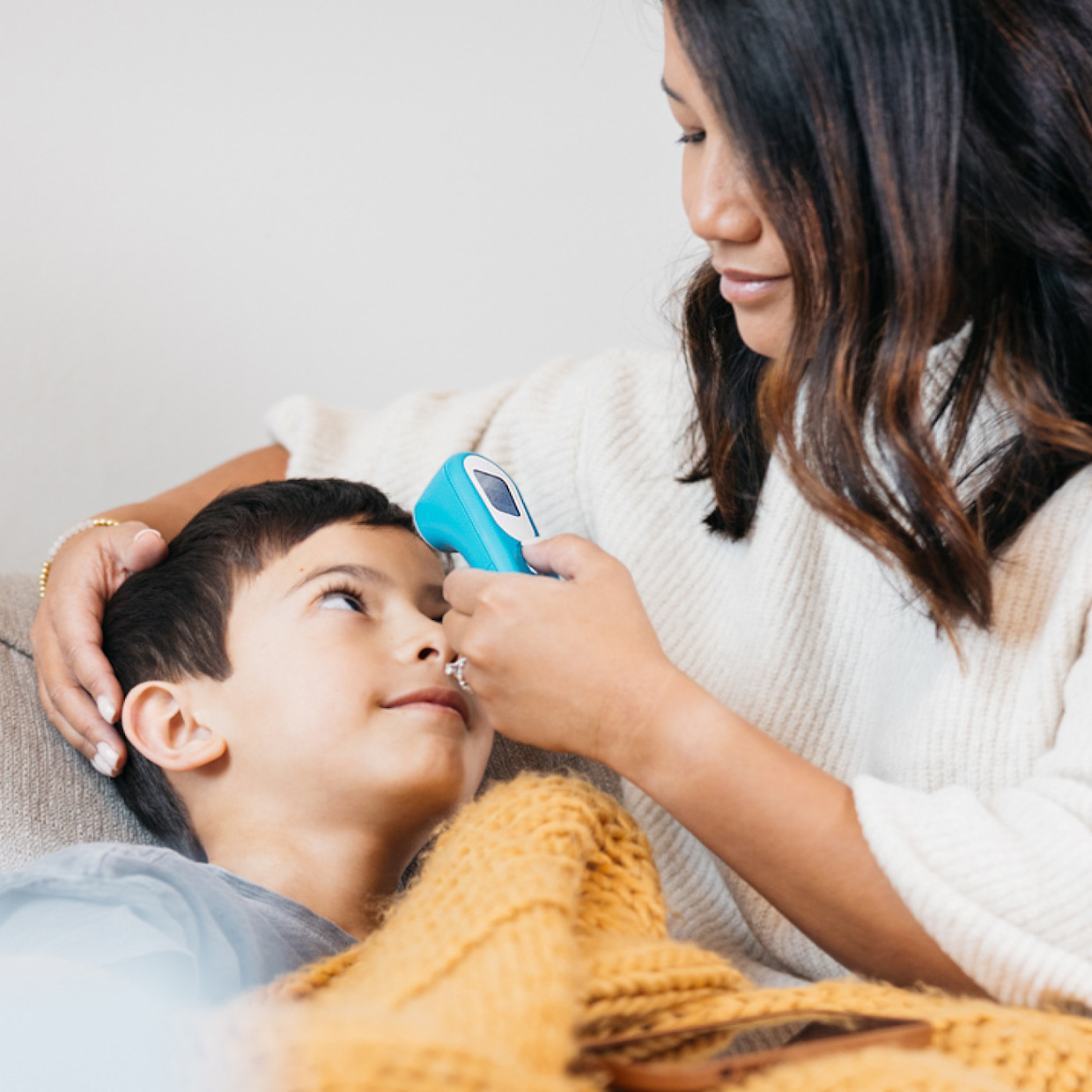 Kinsa QuickScan Non-Contact Thermometer.