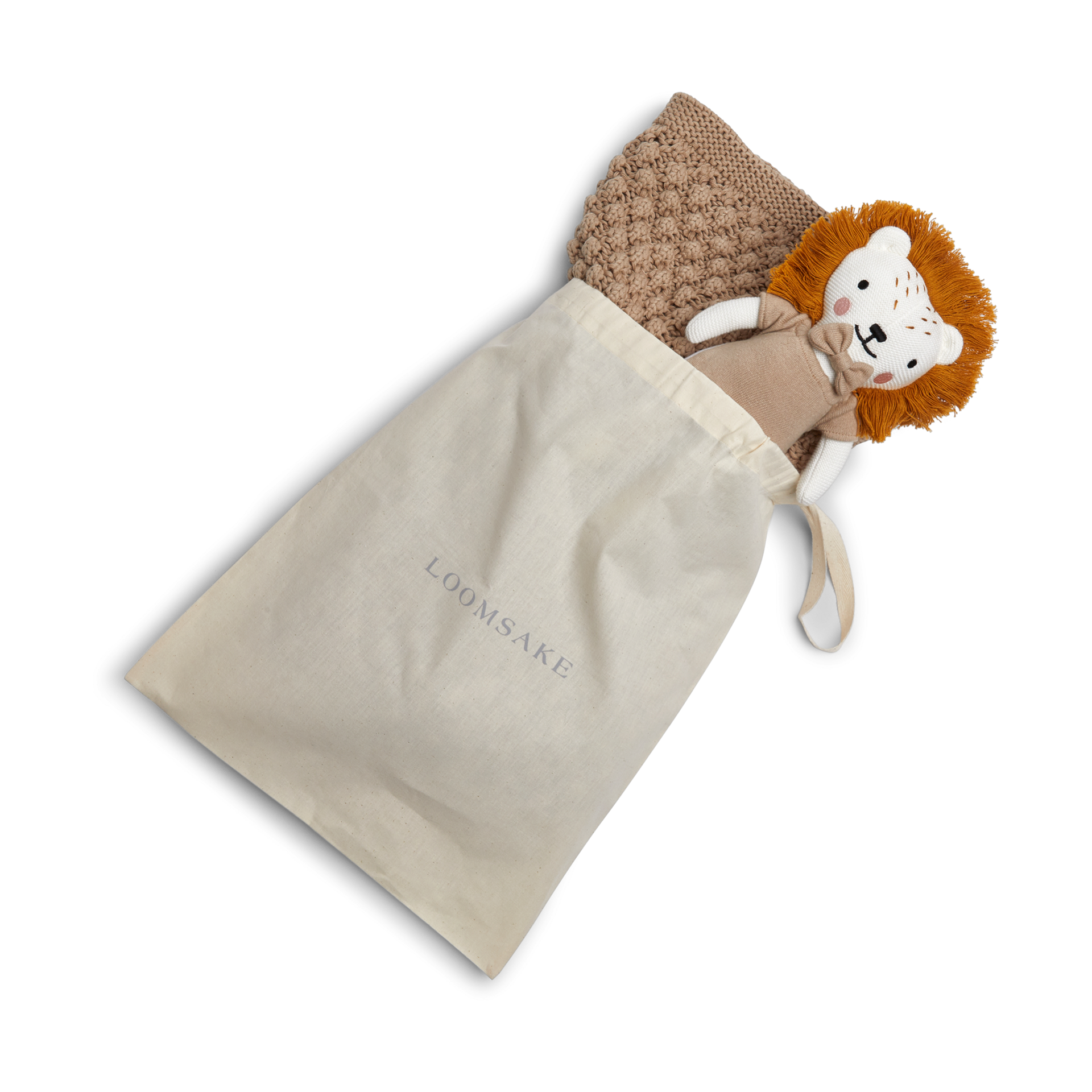 Loomsake 2-Piece Chunky Blanket Set.