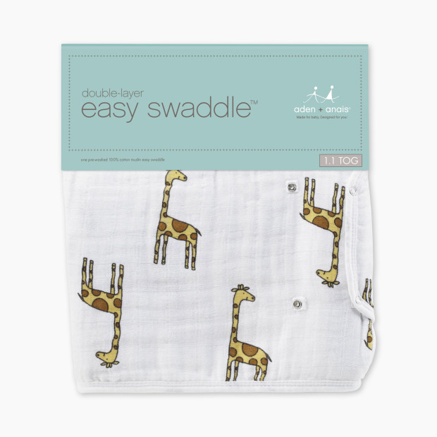 Aden + Anais Classic Easy Swaddle - Giraffe, Small/Medium.