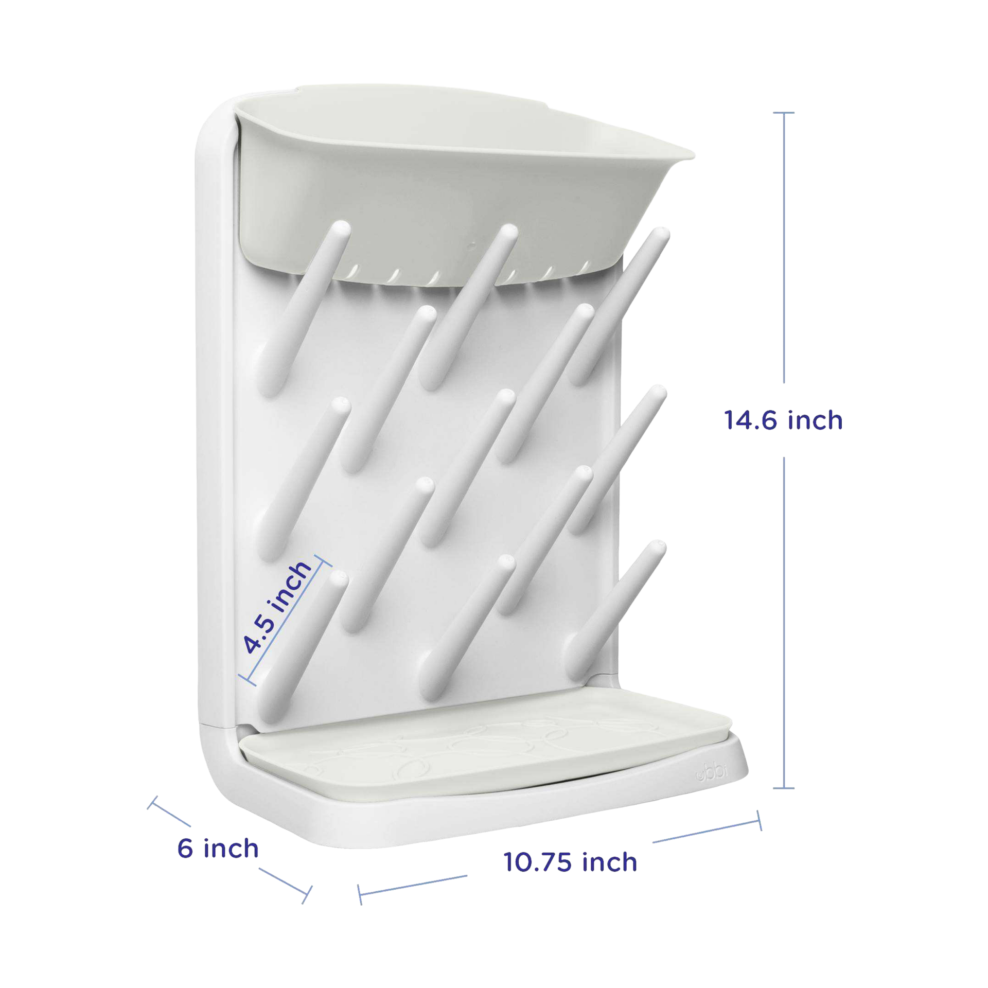 Ubbi Vertical Bottle Drying Rack - Oat.