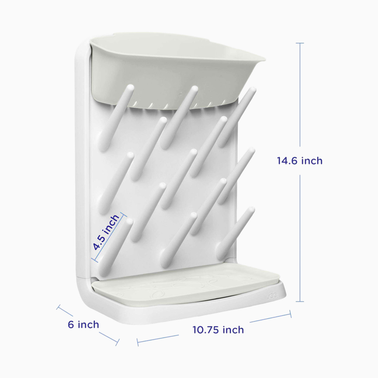 Ubbi Vertical Bottle Drying Rack - Oat.