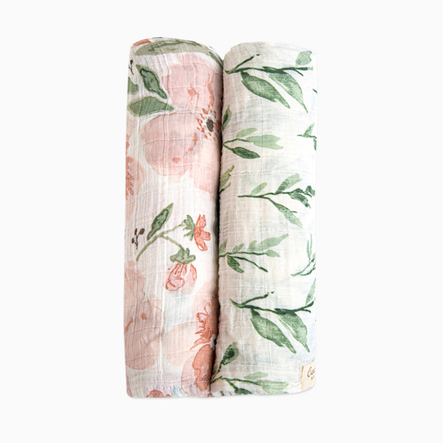 Crane Baby Cotton Muslin Swaddles (2 Pack).
