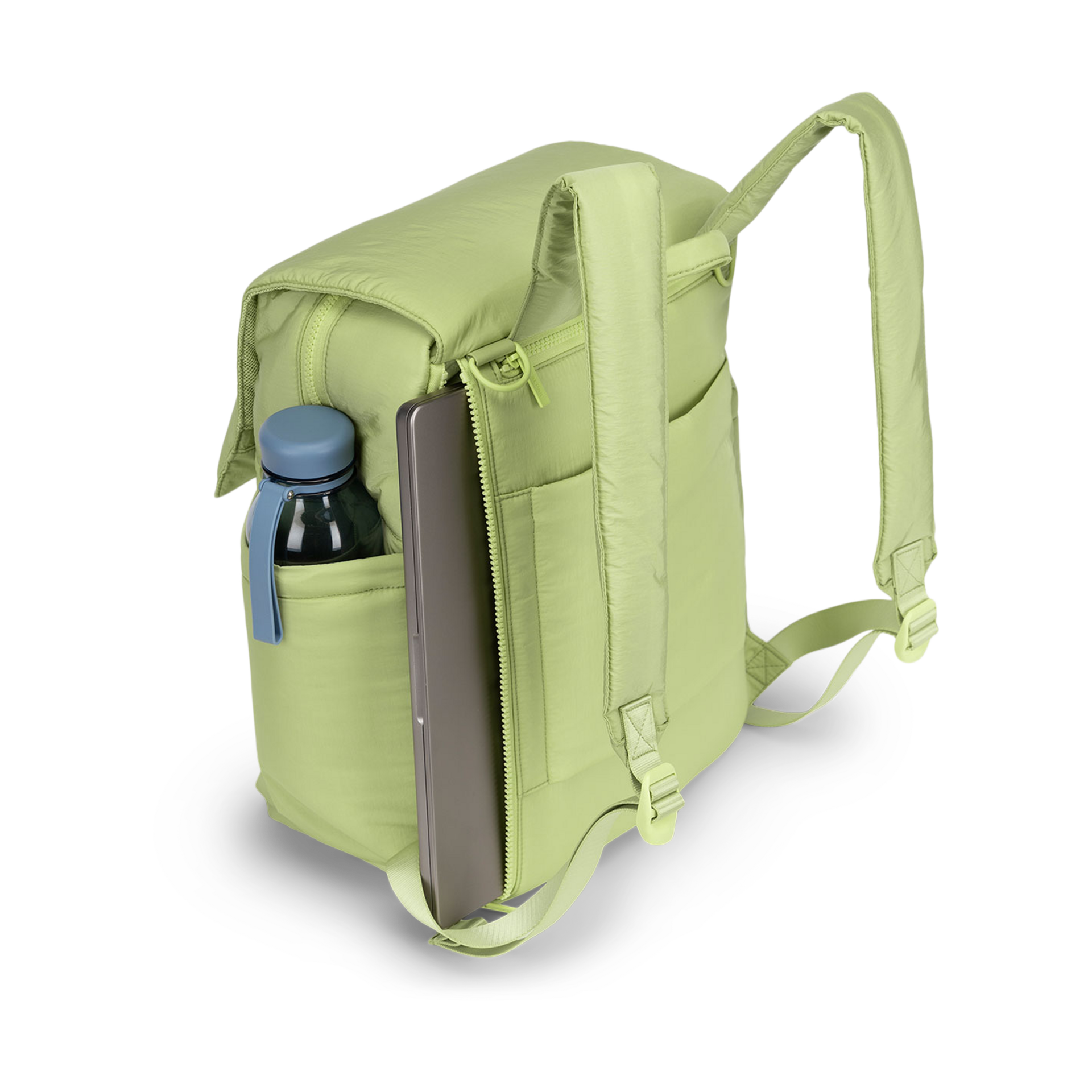 CALPAK Diaper Backpack with Laptop Sleeve - Lime.