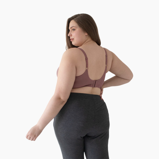 Kindred Bravely Simply Sublime Seamless Nursing Bra For Breastfeeding - Twilight, X-Large-Busty.