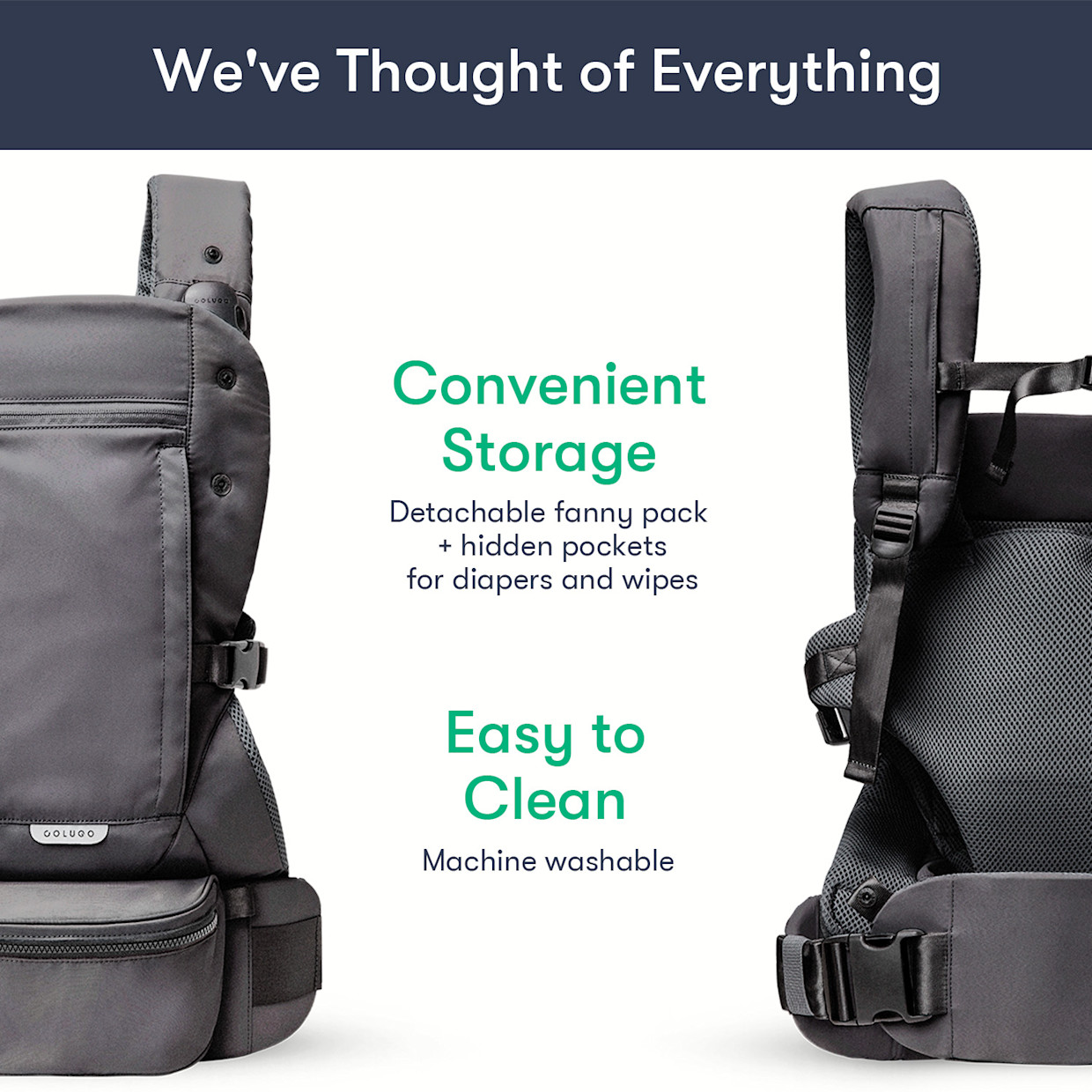 Colugo The Baby Carrier - Black.